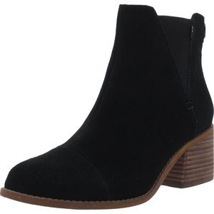 Toms Womens Esme Booties Suede Ankle